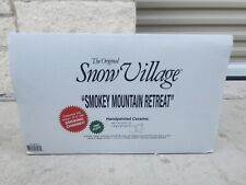 Dept 56 Snow Village Smokey Mountain Retreat 54872 Damaged picture