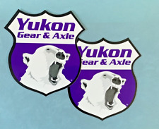 2 YUKON GEAR & AXLE CONTINGENCY STICKER OFF ROAD NHRA STREET RACING picture