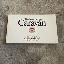 1996 Dodge Caravan Owners Manual OEM  picture