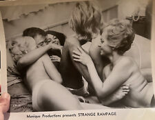 vintage “Strange Rampage” film photo people hanging out together FD2 picture