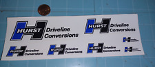 HURST DRIVELINE SMALL SHEET-Stickers / Decal  RACING OLD STOCK ORIGINAL picture