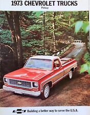 1973 Chevrolet Pickup Truck Brochure - Excellent - 18 Pages picture