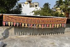 Antique Toran Gujarati Embroidered Textile Kutchi Rabari Kathiawar Wall Decor