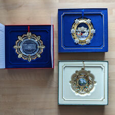 2002, 2004 and 2005 White House Christmas Ornaments, Sold as a Set picture