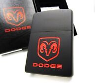 Dodge Logo Engraved Matte Black Zippo 2006 MIB Rare picture