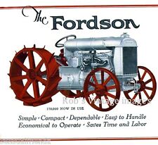  Ford Fordson Antique Vinrtage Farm Tractor Poster Ad 1920-1925  picture