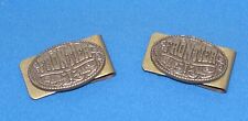 Lot of 2 - Las Vegas Nevada Frontier Hotel Casino Vintage Money Clips Steer  WoW picture
