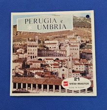 Rare Gaf Vintage C048 Perugia and Umbria Italy Italia view-master 3 Reels Packet picture