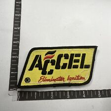 Used Recovered From Clothing ACCEL ELIMINATOR IGNITION Patch (Car Related) 10D9 picture