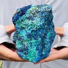 1045g Natural Malachite Azurite Quartz Crystal Mineral Rough Specimen Healing picture