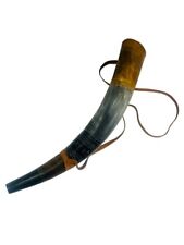 Viking Blowing Horn Whistle , Medieval Natural Carnyx Ancient Hunting tool Bull picture
