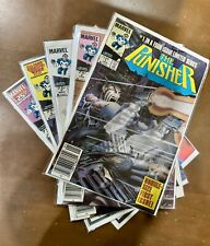 The Punisher #1-#5 Newsstands 1st Solo Limited Series (Marvel Comics 1986) VF/+ picture