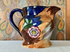 Antique English H & K Tunstall Handpainted Ceramic Pitcher - Gaiety Series picture