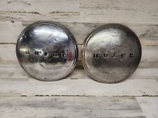 1941-50 Buick Special Super Roadmaster Dog Dish Hubcaps Wheel Covers Vintage X2 picture
