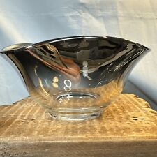 Vintage Mid Century Modern Dorothy Thorpe Style Silver Fade Glass Bowls (4) picture