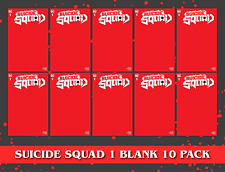 [10 PACK] SUICIDE SQUAD #1 UNKNOWN COMICS RED BLANK EXCLUSIVE VAR (02/15/2023) picture