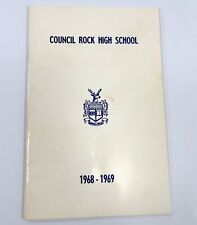 1968-1969 Council Rock High School Student Handbook Newtown Pennsylvania PA picture