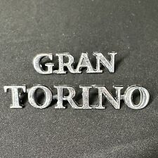 Ford OEM 1972-1976 Grand Torino Metal Chrome Emblem D20B 16098 picture