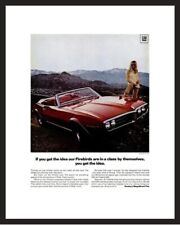 Framed Vintage LIFE Magazine Ad - Original 1967 Pontiac Firebird Ad picture
