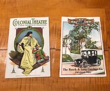 1920 ADVERTISING BOOKLET Winston Motor Company Kelly Springfield Tires THEATRE picture