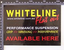 GENUINE WHITELINE PERFORMANCE SUSPENSION SPONSOR ADVERTISING CAR PROMO STICKER picture