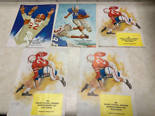 Lot of 5 1959 Shawnee Mission East Football Programs - Johnson County Kansas picture