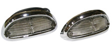 1955 Chevy Bel Air 210 150 Clear Parking Lamp Park Light Assembly PAIR picture