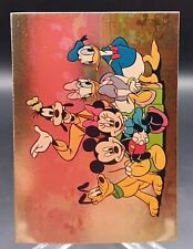 Jb8d Disney Premium 1995 Skybox Foil #90 Mickey Minnie Daisy Donald Goofy Pluto picture