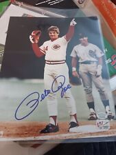 PETE ROSE SIGNED AUTOGRAPHED 8X10 WITH COA picture