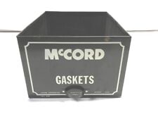 VINTAGE MCCORD GASKETS PARTS DRAWER GREEN W/ WHITE TRIM SERVICE PARTS DISPLAY picture