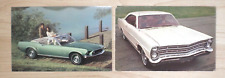 1969 ford mustang convertible 1967 ford galaxie 500 2 door dealer post cards picture