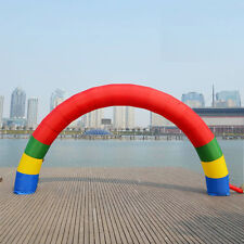 Custom Logo Discount 26ft*13ft D=8M/26ft inflatable Rainbow arch Advertising ax picture