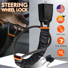 Universal Steering Wheel Lock Seat Belt Lock with 3 Keys,Anti Theft,Suv Truck RV picture