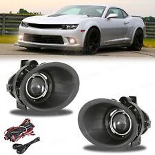 Pair For 2014 2015 Chevy Camaro LS LT Fog Lights Front Bumper Lamps with Bulbs picture