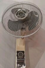 VINTAGE GALAXY 3 SPEED OSCILLATING WALL MOUNTED FAN SEE DESCRIPTION  picture