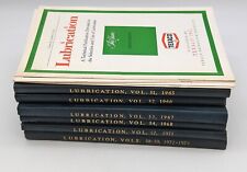 Vtg Lot Texaco Lubrication Publications Oil Hardcover Books 1965-1968 1970-1973 picture