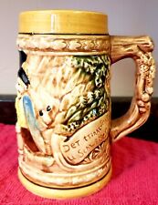 Vintage German Style Beer Stein/mug Ceramic Made In Japan 16ozs.  picture