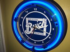 Buick Valve in Head Motors Auto Garage Man Cave Neon Advertising Wall Clock Sign picture