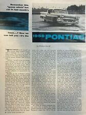 1958 Pontiac Automobiles illustrated picture