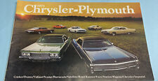 1973 CHRYSLER-PLYMOUTH FULL DEALER CATALOG CAR SALES BROCHURE MODEL BOOKLET picture