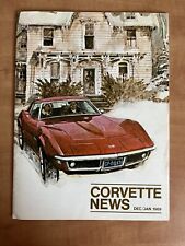  Original DEC/JAN 1969 Corvette News Magazine picture