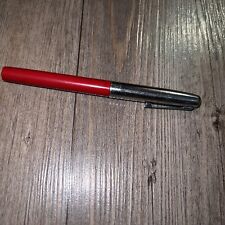 Vintage Schaeffer fountain pen Red With Chrome Cap picture