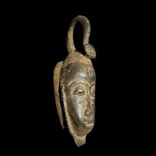 African Masks Antiques Tribal Face Vintage Wood Carved Hanging Guro Mask -G1818 picture