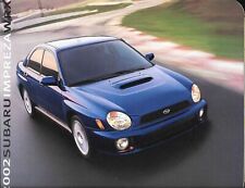 2002 02 Subaru Impreza WRX original  brochure MINT picture