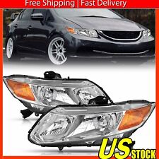 Front Headlights For 2012-2015 Honda Civic Sedan 4-Door Coupe 2-Door Headlamps picture