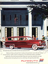 1953 PLYMOUTH SAVOY STATION WAGON CHRYSLER VINTAGE ADVERTISEMENT Z1336 picture