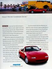 1991 Mazda Miata Convertible Red Vintage Haven't We Met? Original Print Ad picture