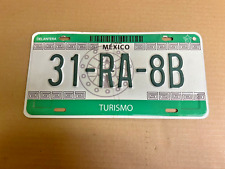 SINGLE MEXICO FEDERAL TURISMO (Tourist vehicle/bus) LICENSE PLATE - 31-RA-8B picture