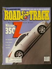 Road & Track December 2001 Nissan 350Z - Honda Civic - Bentley Arnage - 223 picture