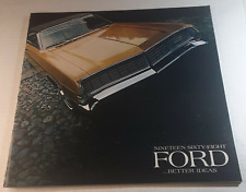 1968 FORD LTD LARGE CAR SALES BROCHURES dealer manual Fc3 picture